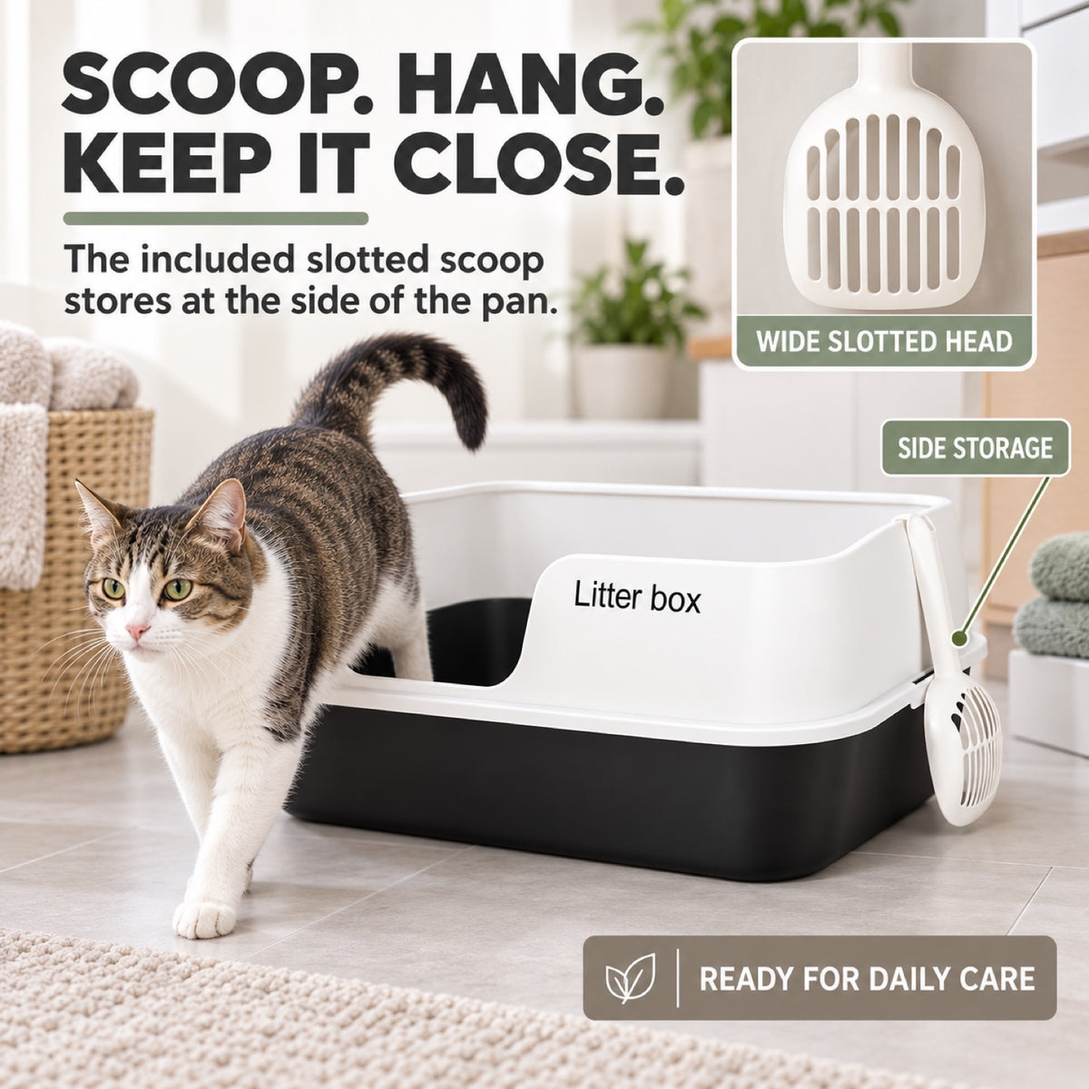 GAVPEPY High-Sided Cat Litter Box, 3 Options image 7 - 6.jpg