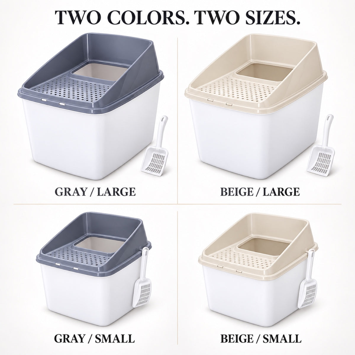 GAVPEPY Top-Entry Enclosed Cat Litter Box, 4 Options image 7 - 6.jpg