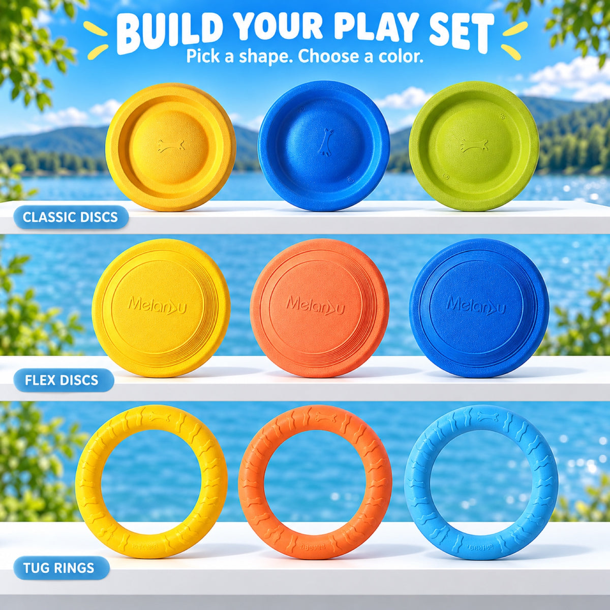 EVA Flying Disc and Pull Ring Dog Toy, 17 Styles, By GAVPEPY image 7 - 6.jpg