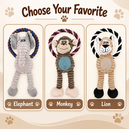 Plush Fabric Plush Squeaky Dog Toy, 3 Styles, By GAVPEPY image 7 - 6.jpg
