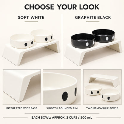 Big-Eyes Double Pet Bowl, 2 Colors, By GAVPEPY image 7 - 6.jpg