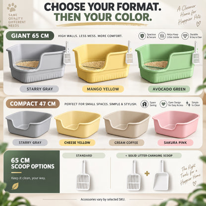 GAVPEPY Extra Large High-Sided Cat Litter Box, 10 Options image 7 - 6.jpg