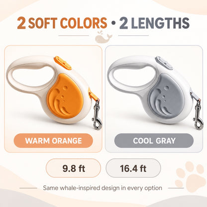 Whale-Shaped Retractable Dog Leash, 2 Colors and 2 Lengths, By GAVPEPY image 7 - 6.jpg