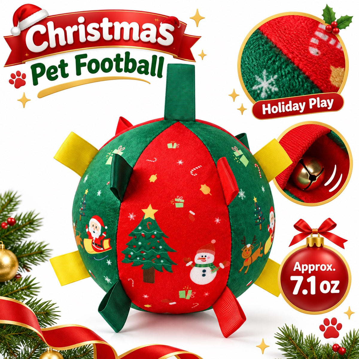 其它 Squeaky Soccer Dog Toy, 1 Style, By GAVPEPY image 7 - 6.jpg