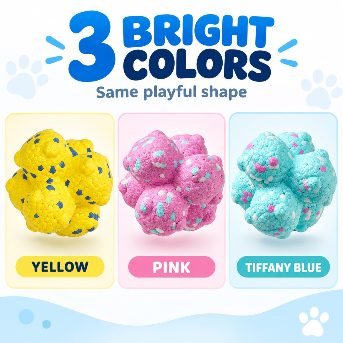 ETPU Molecular Ball Dog Toy, 3 Colors, By GAVPEPY image 7 - 6.jpg