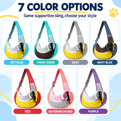 Mesh Pet Sling Carrier, 7 Colors and 2 Sizes, By GAVPEPY image 7 - 6.jpg