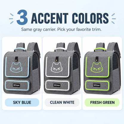 Foldable Ventilated Pet Carrier Backpack, 3 Colors, By GAVPEPY image 7 - 6.jpg