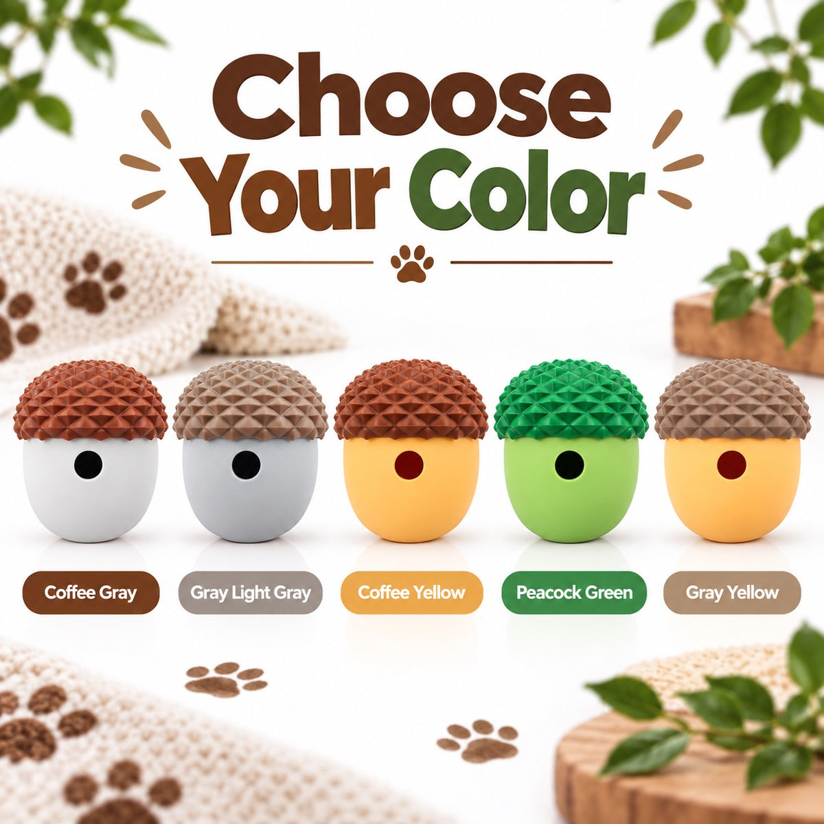 硅胶 Treat Dispensing Dog Toy, 5 Styles, By GAVPEPY image 7 - 6.jpg