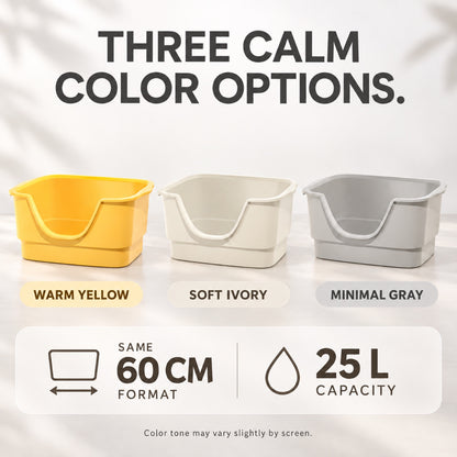 GAVPEPY Extra Large High-Sided Cat Litter Box, 3 Options image 7 - 6.jpg