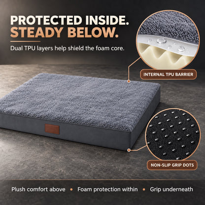 Egg-Crate Foam Pet Bed, 2 Label Styles & 7 Sizes, By GAVPEPY image 7 - 6.jpg