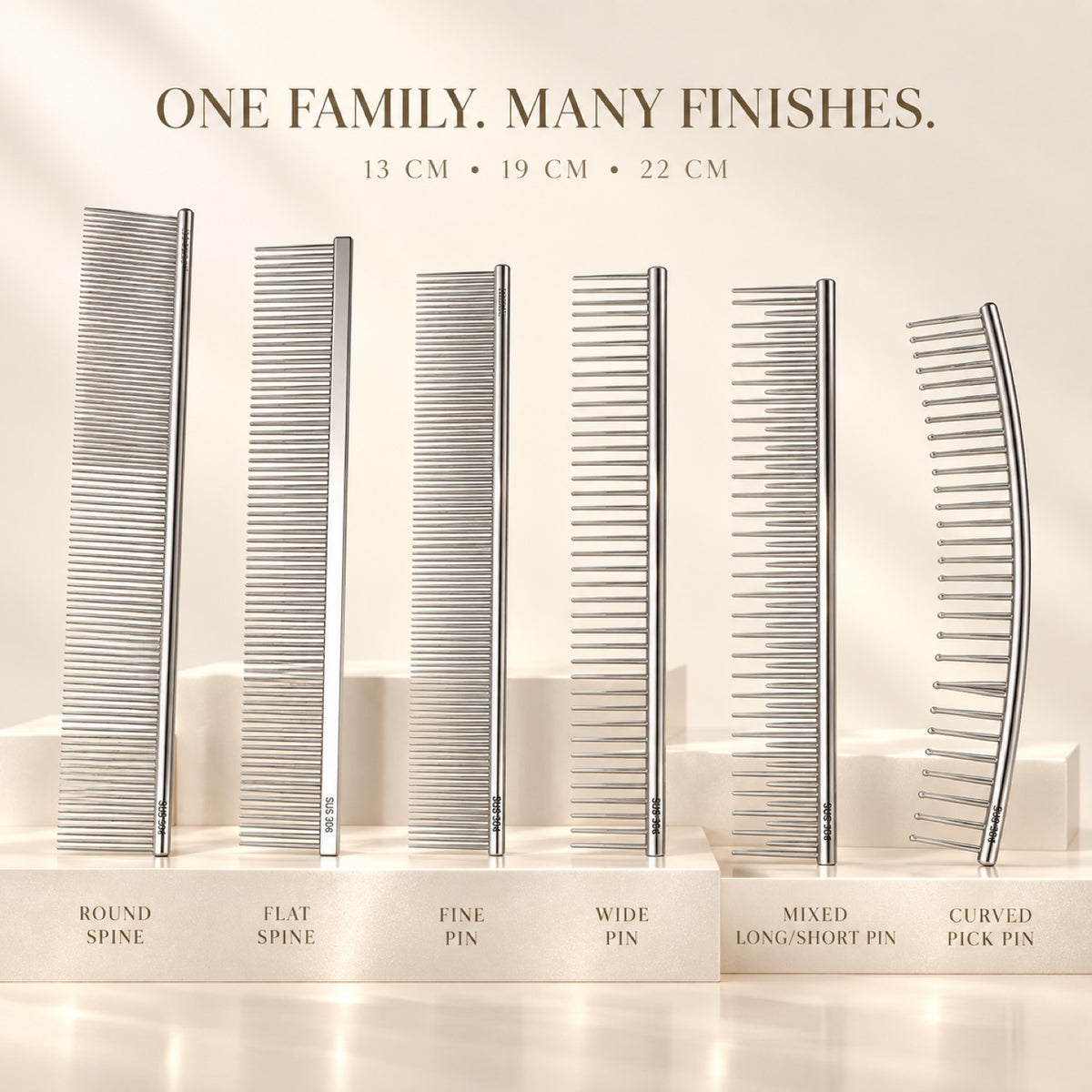 304 Stainless Steel Pet Grooming Comb, 22 Styles, By GAVPEPY image 7 - 6.jpg
