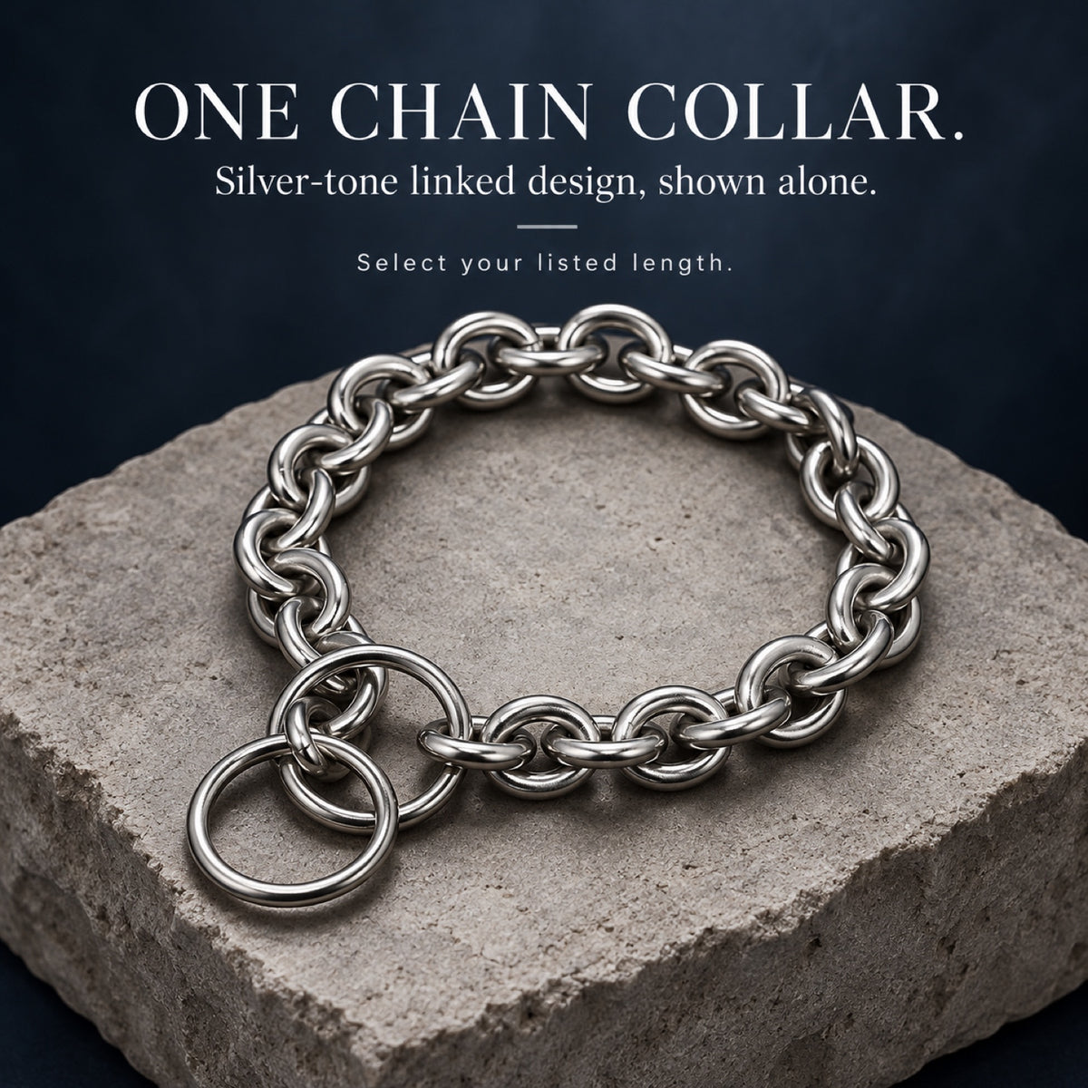 GAVPEPY Stainless Steel Chain Dog Collar, 8 size options, as pictured, for daily dog walks and outdoor wear; adjustable neckwear with the selected finish and fit shown in the product photos; review the selected variant photo for details image 7 - 6.jpg