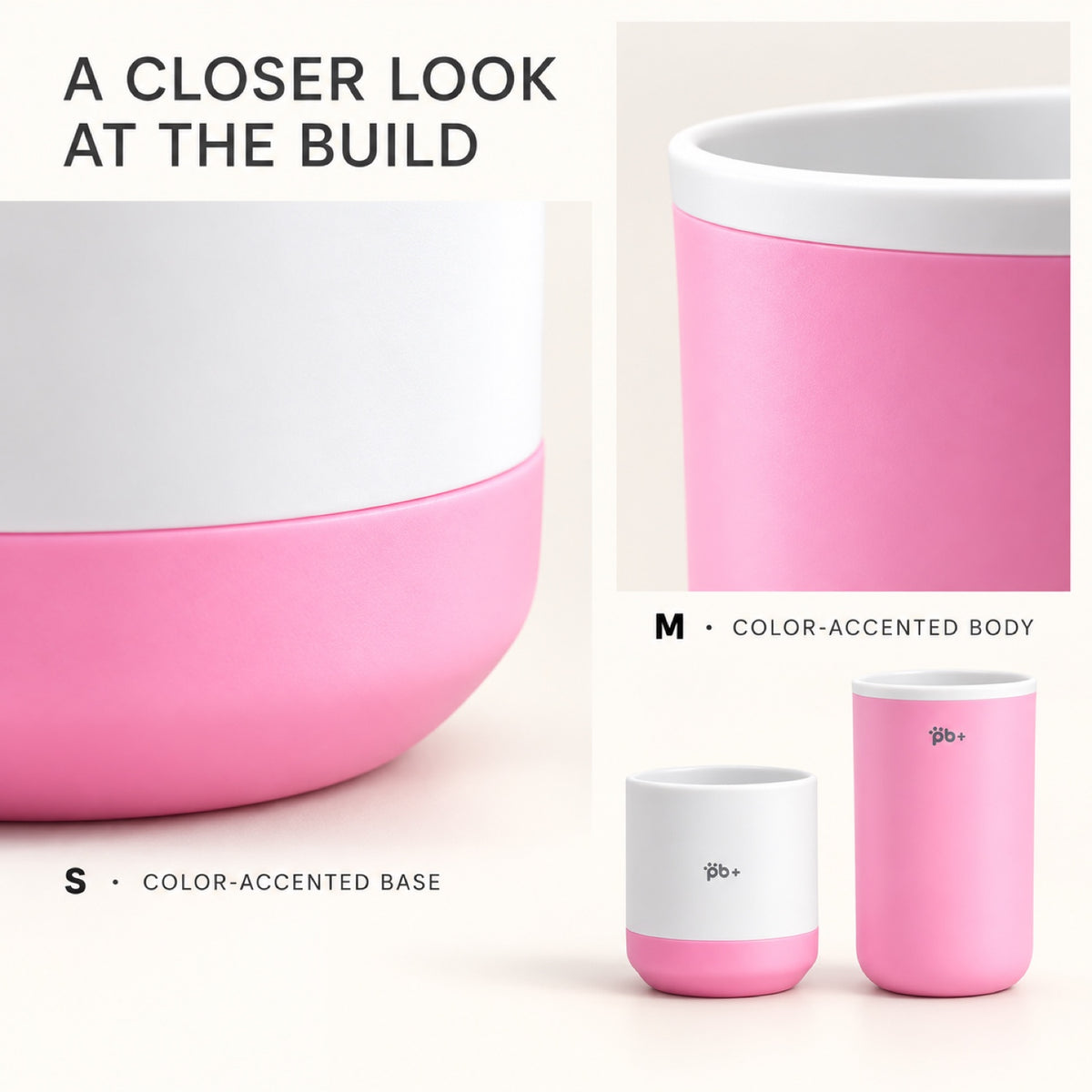 GAVPEPY ABS plastic Press-Action Paw Cleaning Cup, Sizes S, M, Pink, Blue, after rainy walks, park visits and everyday outdoor trips; a reusable cup design for rinsing paws after walks and outdoor play image 6 - 6.jpg