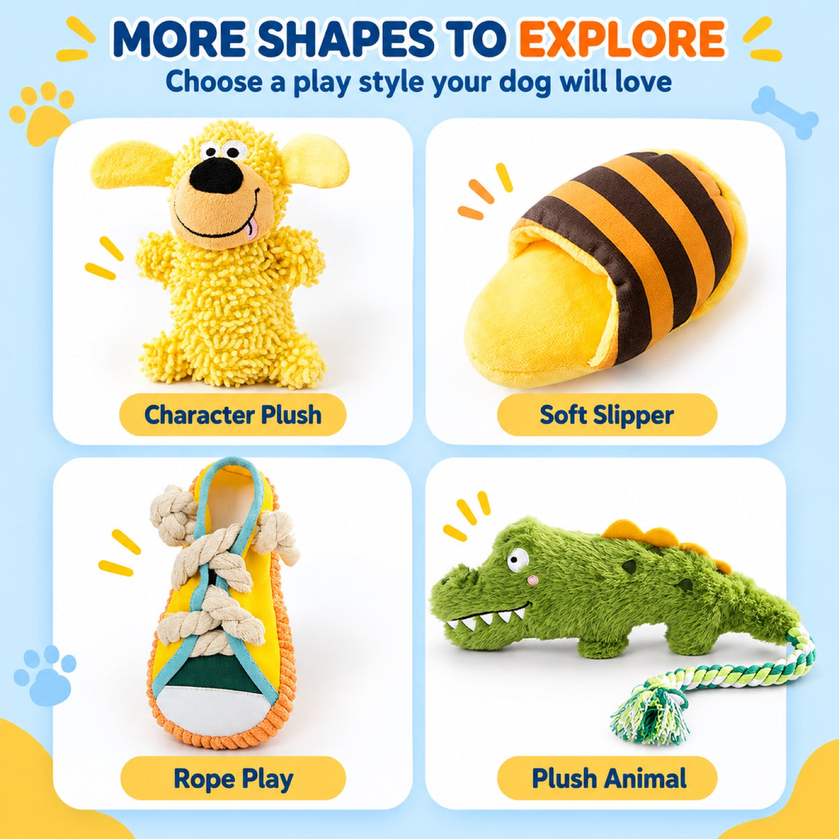 Interactive Dog Toy Collection, 54 Styles, By GAVPEPY image 7 - 6.jpg