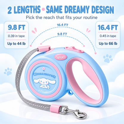 Cinnamoroll Retractable Dog Leash, 2 Lengths, By GAVPEPY image 7 - 6.jpg