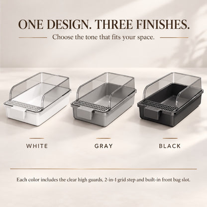 GAVPEPY High-Sided Cat Litter Box, 3 Options image 7 - 6.jpg