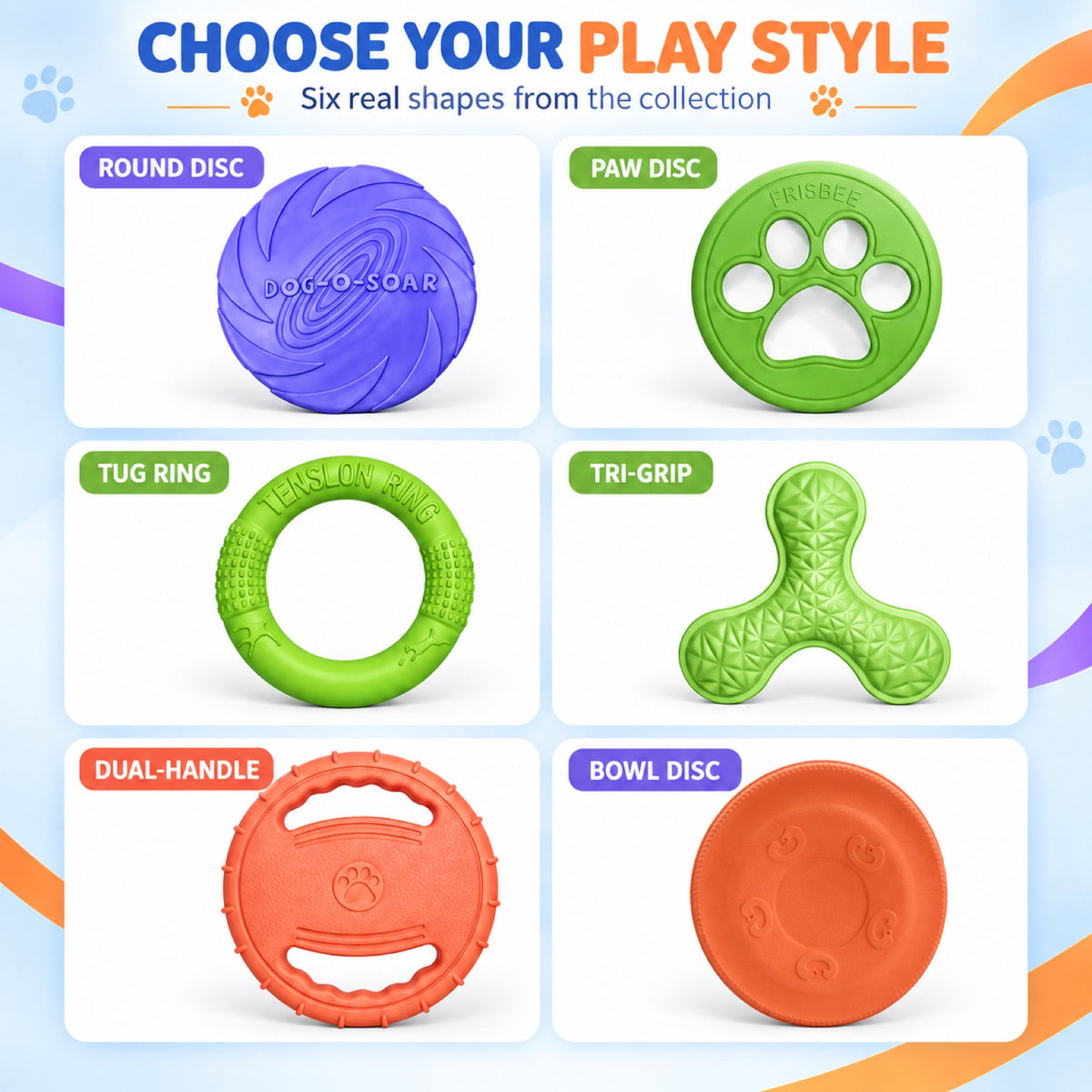 EVA Flying Disc and Pull Ring Dog Toy, 51 Styles, By GAVPEPY image 7 - 6.jpg