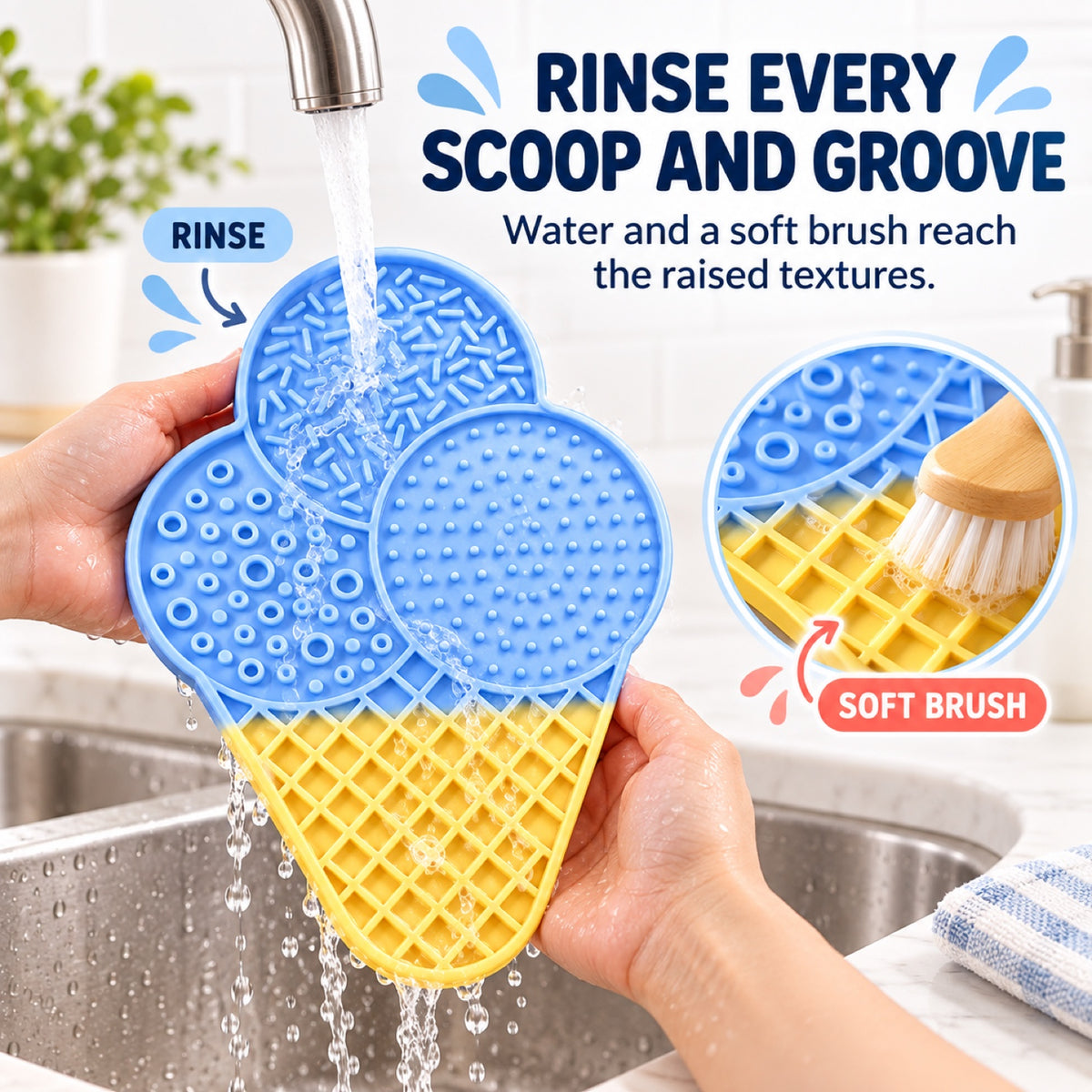 Ice Cream-Shaped Silicone Pet Lick Mat, 2 Colors, By GAVPEPY image 7 - 6.jpg