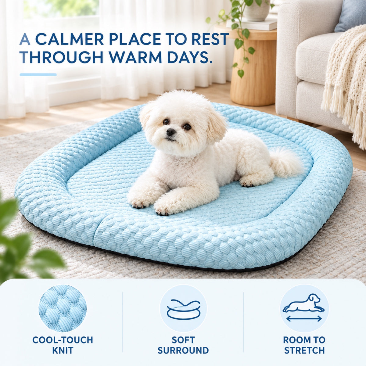 3D Cooling Pet Mat, 2 Colors & 4 Sizes, By GAVPEPY image 7 - 6.jpg