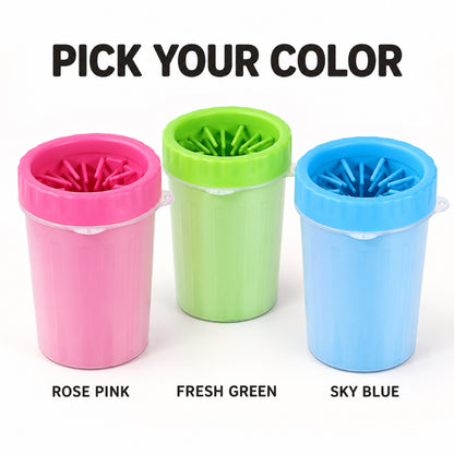 GAVPEPY Silicone Paw Washer Cup, Sizes L, S, Blue, Red, Green, for cleaning paws after outdoor walks; reusable cup with the selected color and size shown in the product photos; review the selected variant photo for details image 6 - 6.jpg
