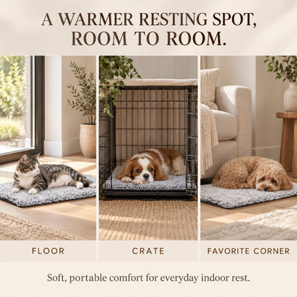 Reversible Self-Warming Pet Mat, 4 Sizes, By GAVPEPY image 7 - 6.jpg