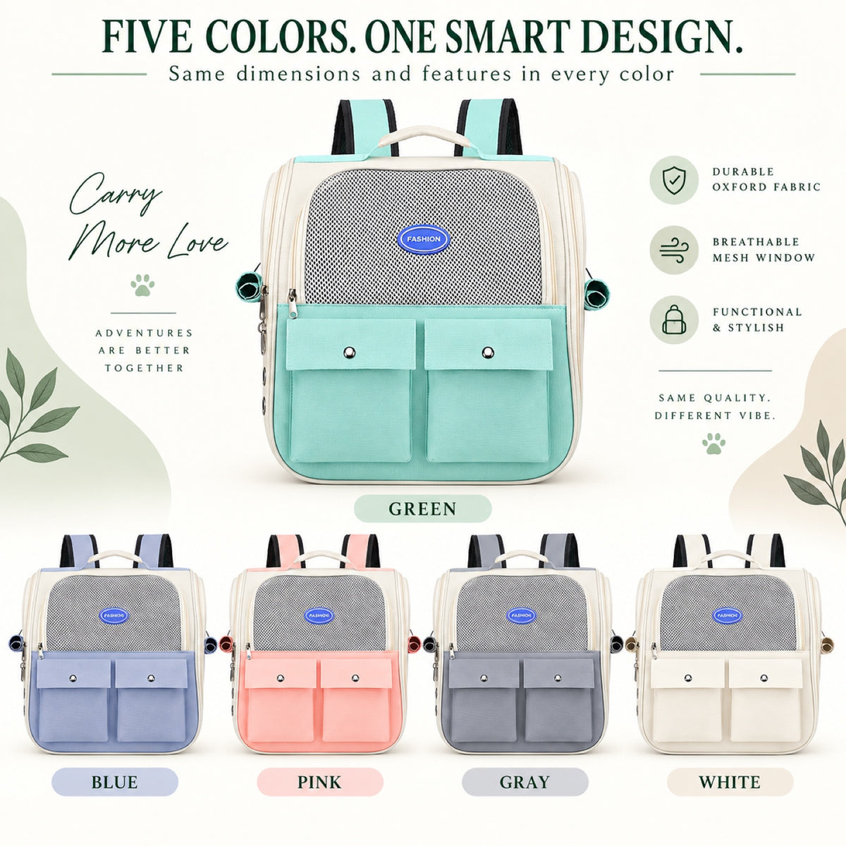 Transparent Space Capsule Pet Backpack, 5 Colors, By GAVPEPY image 7 - 6.jpg