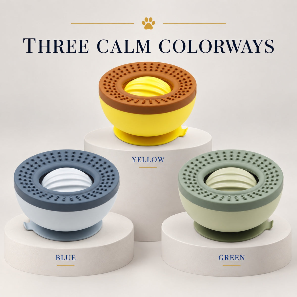 Silicone Suction Slow Feeder Lick Bowl, 3 Colors, By GAVPEPY image 7 - 6.jpg