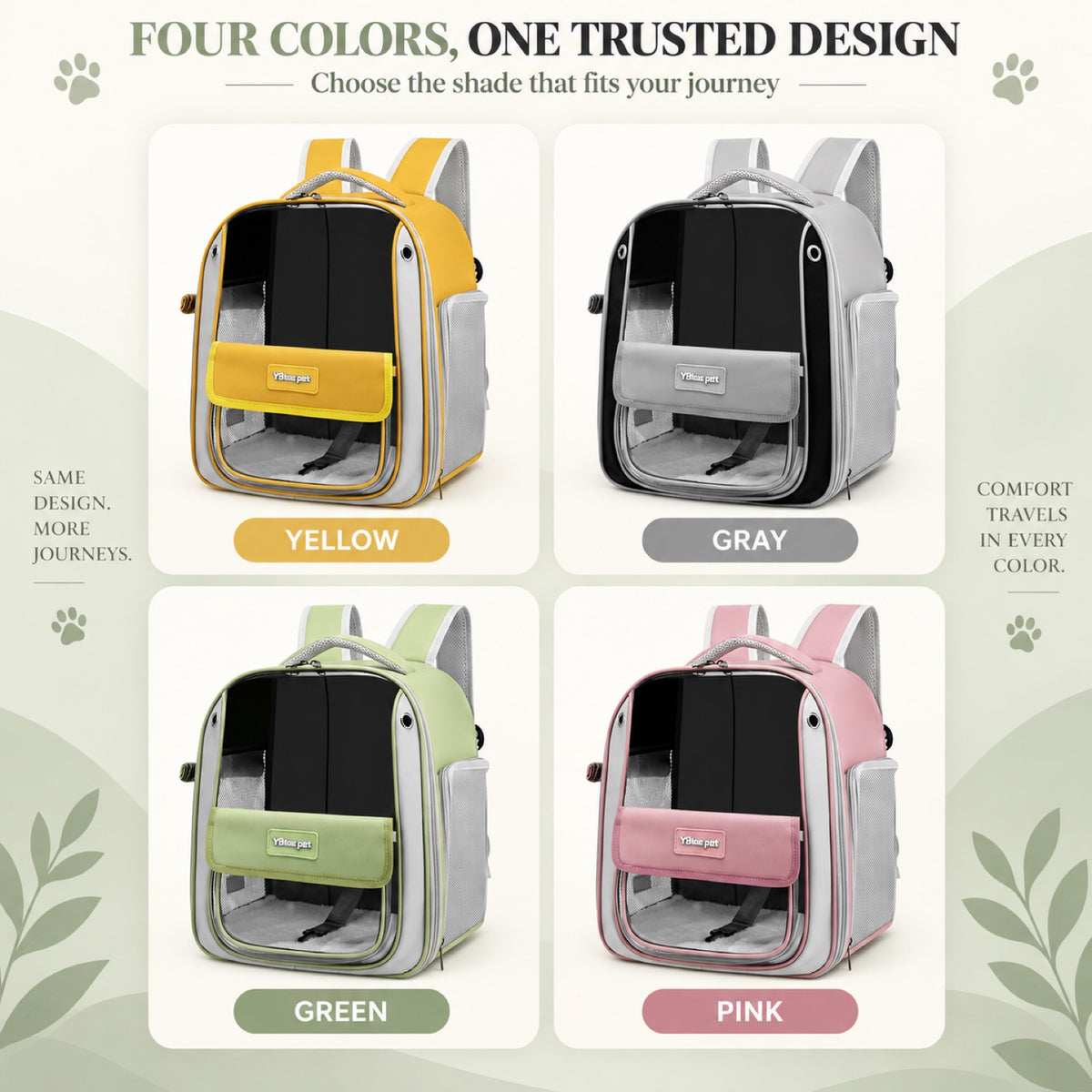 Pet Carrier Backpack, 28 Individually Pictured Styles, By GAVPEPY image 7 - 6.jpg