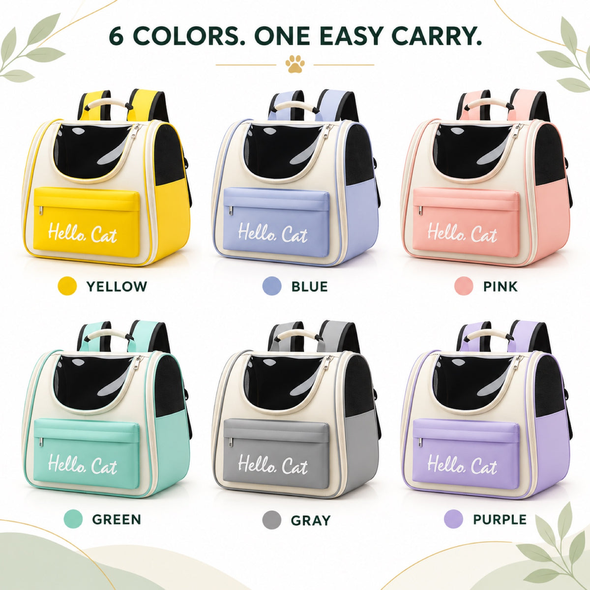 Ventilated 3D Pet Backpack, 6 Colors, By GAVPEPY image 7 - 6.jpg