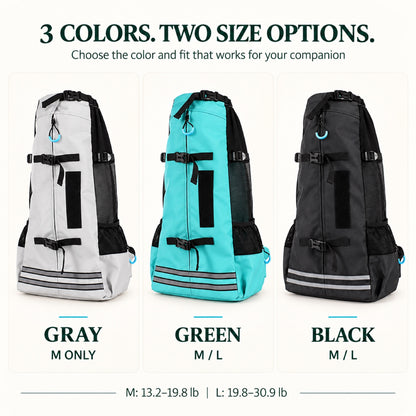 Large Dog Travel Backpack Carrier, 2 Sizes, 3 Colors, By GAVPEPY image 7 - 6.jpg