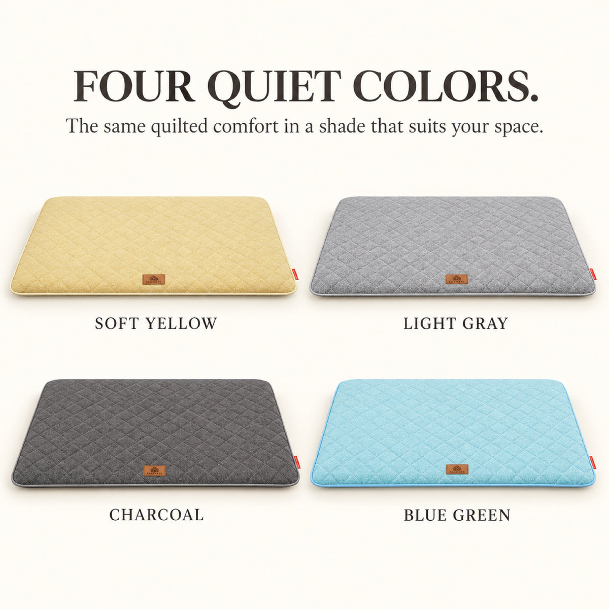 Linen Pet Bed Mat, 4 Colors & 3 Sizes, By GAVPEPY image 7 - 6.jpg