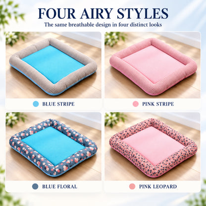 Breathable Mesh Cooling Pet Bed, 4 Patterns & 4 Sizes, By GAVPEPY image 7 - 6.jpg