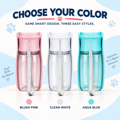 Foldable Crossbody Pet Water Bottle, 350 or 550 mL, By GAVPEPY image 7 - 6.jpg