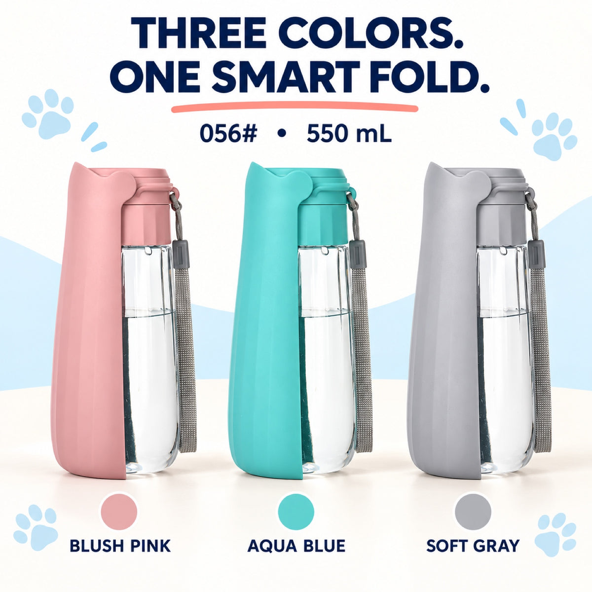 Portable Pet Water Bottle Collection, 400-800 mL, 17 Options, By GAVPEPY image 7 - 6.jpg