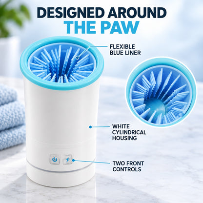 GAVPEPY ABS plastic USB Rechargeable Paw Washer, Sizes S, M, L, As Shown, after rainy walks, park visits and everyday outdoor trips; a reusable cup design for rinsing paws after walks and outdoor play image 7 - 7.jpg
