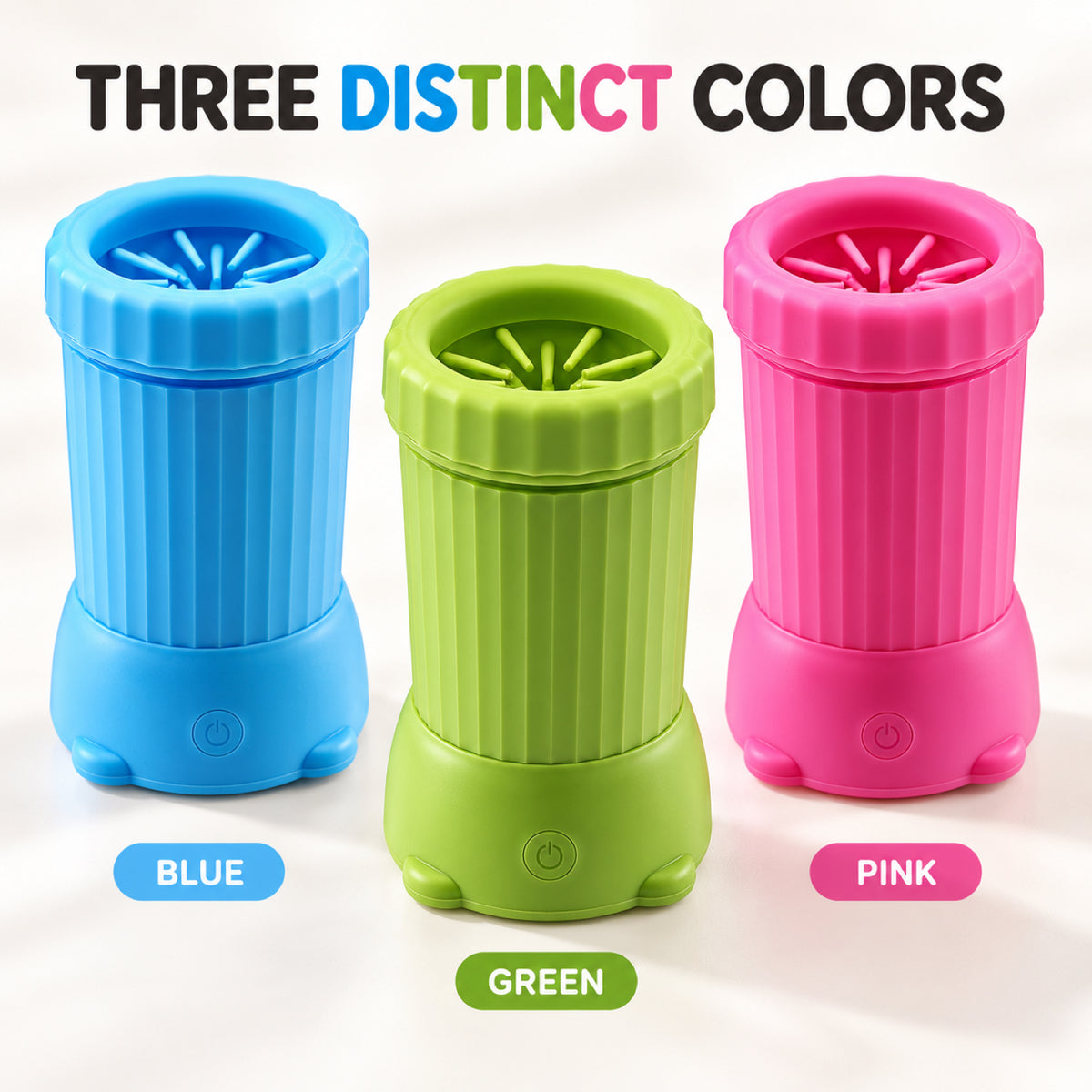 GAVPEPY Plastic Automatic Paw Washer Cup, Sizes , Blue, Green, Pink, for cleaning paws after outdoor walks; reusable cup with the selected color and size shown in the product photos; review the selected variant photo for details image 7 - 7.jpg