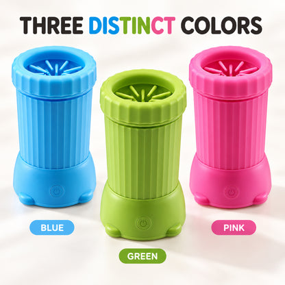 GAVPEPY Plastic Automatic Paw Washer Cup, Sizes , Blue, Green, Pink, for cleaning paws after outdoor walks; reusable cup with the selected color and size shown in the product photos; review the selected variant photo for details image 7 - 7.jpg