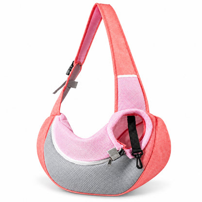 Mesh Pet Sling Carrier, 7 Colors and 2 Sizes, By GAVPEPY image 13 - DPbackpack20-WatermelonRed-LARGE-10JINMAX.jpg
