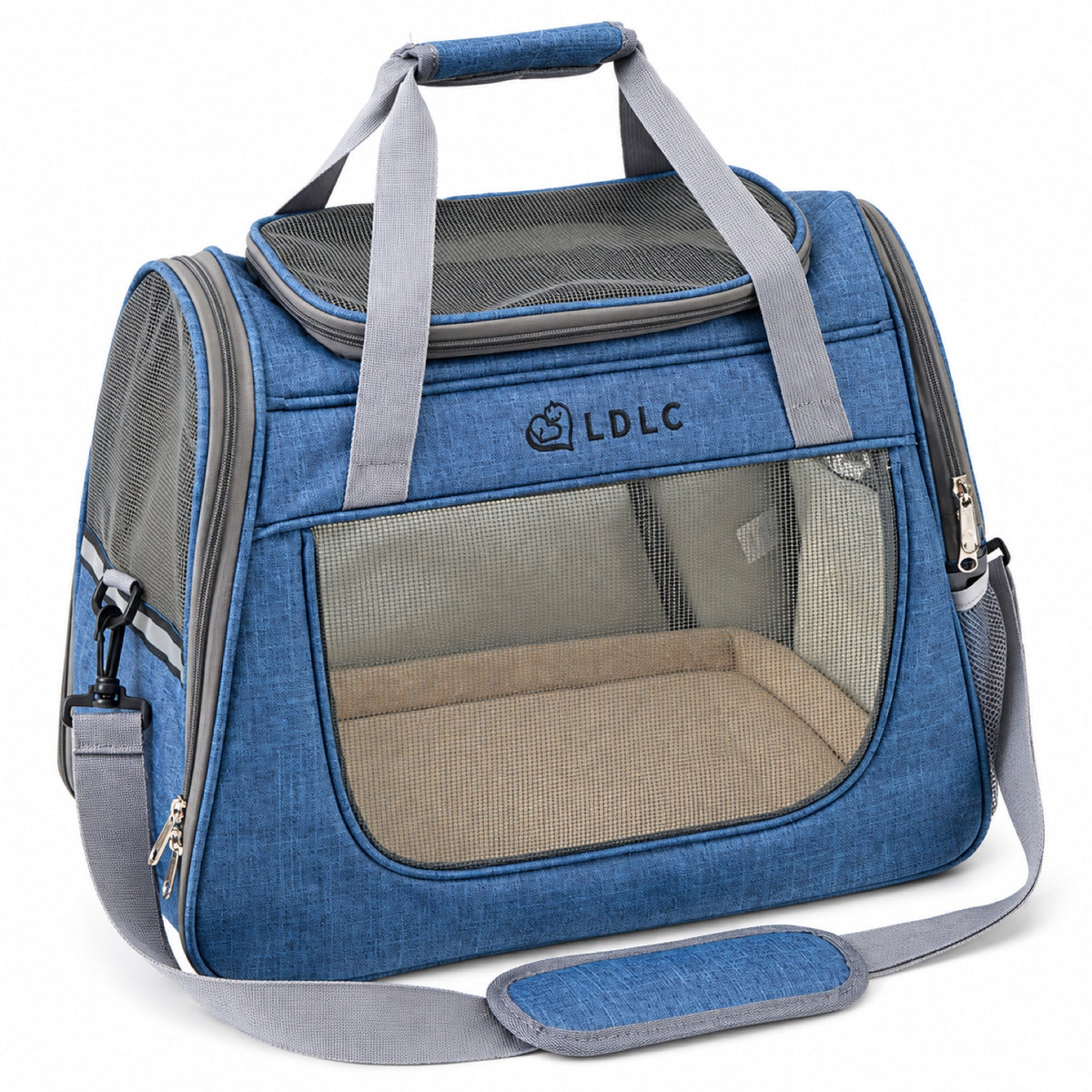 Large Convertible Pet Carrier Bag, 2 Sizes, 4 Colors, By GAVPEPY image 9 - DPbackpack22-DenimBlue-M-WithoutTrolley.jpg
