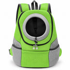 GAVPEPY Fabric Front Pet Carrier Backpack, 3 Sizes for Pet Transport, Travel and Temporary Containment, Sizes Small, Medium, and Large, 4 Color Options, for Road Trips, Vet Visits, Outdoor Outings and Home Use, Ventilated Panels Support Airflow