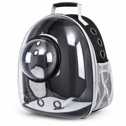 Transparent Space Capsule Pet Backpack, 7 Colors, By GAVPEPY image 8 - DPbackpack26-Black.jpg