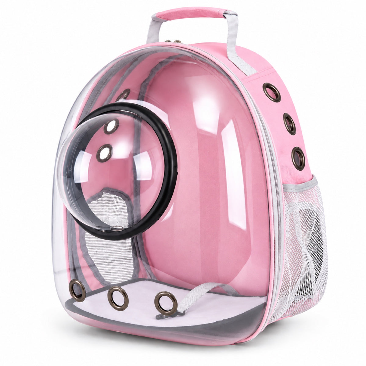 Transparent Space Capsule Pet Backpack, 7 Colors, By GAVPEPY image 12 - DPbackpack26-Pink.jpg