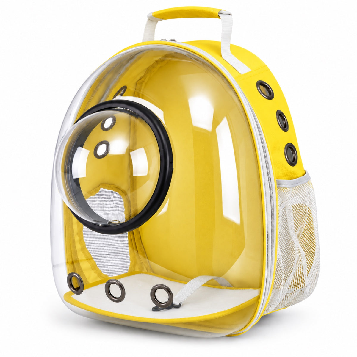 Transparent Space Capsule Pet Backpack, 7 Colors, By GAVPEPY image 14 - DPbackpack26-Yellow.jpg