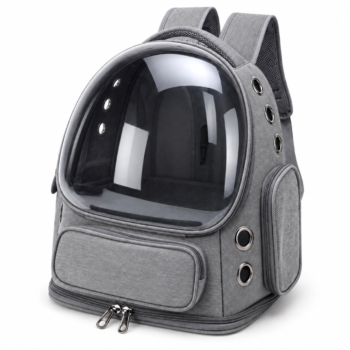 Lightweight Ventilated Pet Backpack, 5 Colors, By GAVPEPY image 10 - DPbackpack27-Gray.jpg