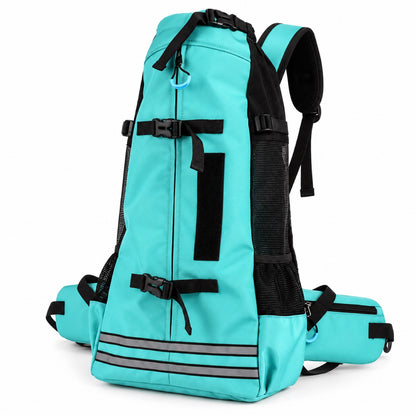 Large Dog Travel Backpack Carrier, 2 Sizes, 3 Colors, By GAVPEPY image 12 - DPbackpack28-Green-MEDIUM.jpg