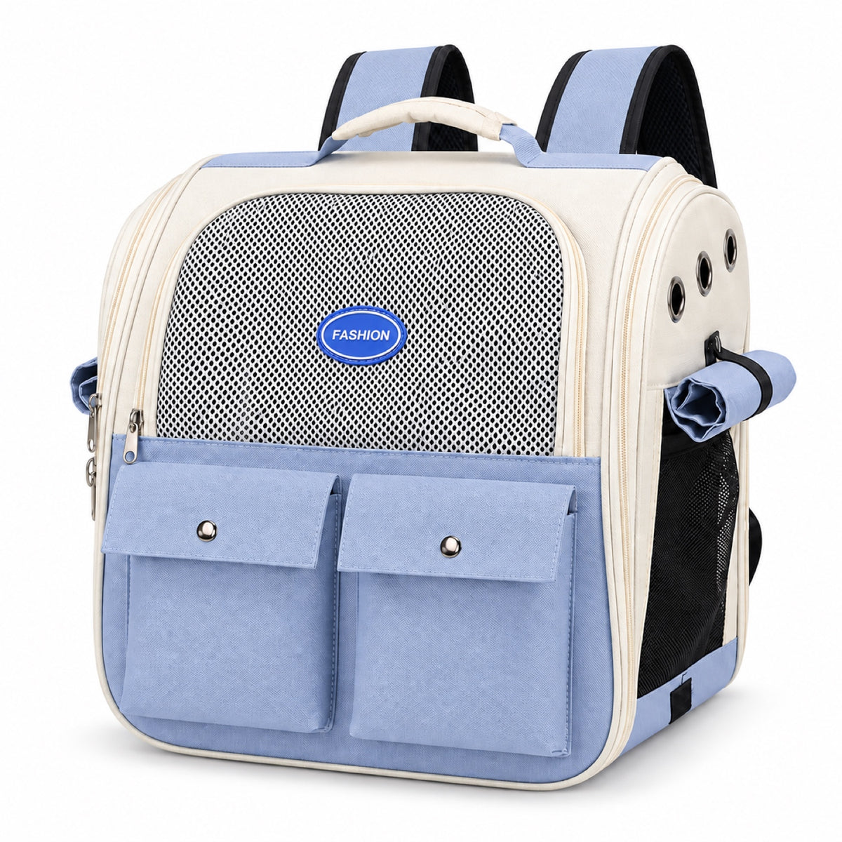 Transparent Space Capsule Pet Backpack, 5 Colors, By GAVPEPY image 8 - DPbackpack29-Blue.jpg