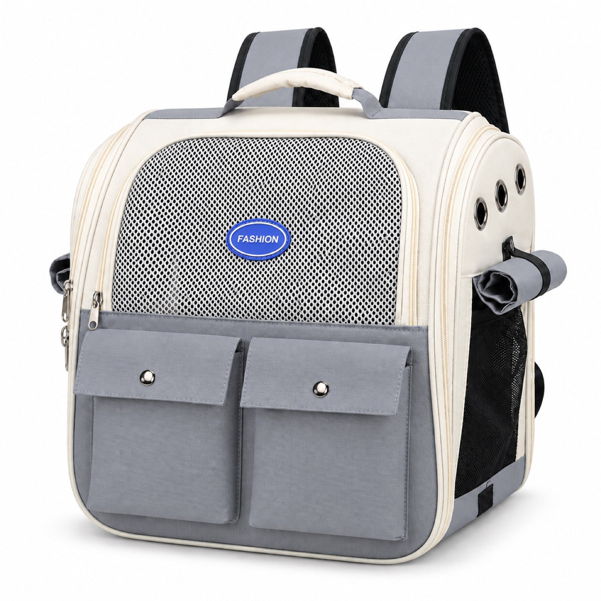 Transparent Space Capsule Pet Backpack, 5 Colors, By GAVPEPY image 9 - DPbackpack29-Gray.jpg