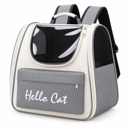 Ventilated 3D Pet Backpack, 6 Colors, By GAVPEPY image 9 - DPbackpack32-Gray.jpg