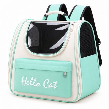 Ventilated 3D Pet Backpack, 6 Colors, By GAVPEPY image 10 - DPbackpack32-Green.jpg