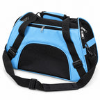 GAVPEPY Plush Fabric Full-Mesh Foldable Pet Backpack for Pet Transport, Travel and Temporary Containment, Size 41 x 29 x 38cm, 5 Color Options, for Road Trips, Vet Visits, Outdoor Outings and Home Use, Foldable Design Supports Compact Storage
